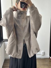 ●これ、めちゃくちゃ可愛かったです●大人のカジュアルセットアップシリーズ●ご予約10倍ポイント●PRIORITY【6/19 LIVEアイテム】ウールブレンドブルゾン（予約/10月）