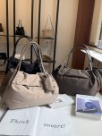 画像5: ●受注生産/フリー入荷ありません●ご予約10倍ポイント【6/22ご紹介アイテム】2WAYシルエット中綿BIGトート（予約/10月） (5)