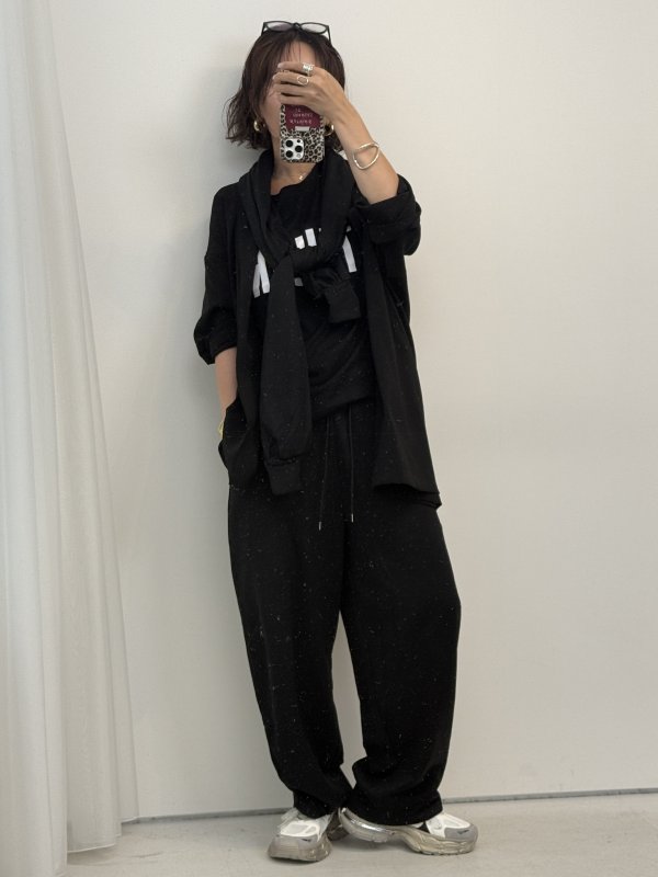 画像3: ●アレンジ自在のウエストスリーブ【6/25 LIVEアイテム】スリーブデザインスエットパンツ (3)