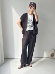 画像15: ●おすすめ！●あの！LYLA Tの生地で出来たセットアップシリーズ●期間限定●ご予約5倍ポイント● 【7/1 LIVEアイテム】伸び伸びLYLAカーデブルゾン（LYLA Tの生地でできたセットアップシリーズ/セットアップ可能）（予約/8月） (15)