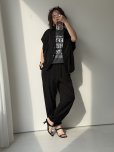 画像4: ●おすすめ！ウエスト130cm超え！●あの！LYLA Tの生地で出来たセットアップシリーズ●期間限定●ご予約5倍ポイント● 【7/1 LIVEアイテム】伸び伸びLYLAジョグパン（LYLA Tの生地でできたセットアップシリーズ/セットアップ可能）（予約/8月） (4)