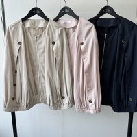 ●メーカー潜入セールLIVE【7/3 LIVEアイテム】リネンミックスケープブルゾン（メーカー確認後確保）