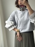 画像5: ●期間限定/ご予約10倍ポイント●【7/11 LIVEアイテム】お袖切替パフスリーブスエット（予約/9-10） (5)