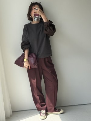 画像3: ●期間限定/ご予約10倍ポイント●【7/11 LIVEアイテム】お袖切替パフスリーブスエット（予約/9-10）