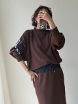 画像3: ●期間限定/ご予約10倍ポイント●【7/11 LIVEアイテム】ラインデザインストレッチ裏起毛プルオーバー（予約/10-11） (3)