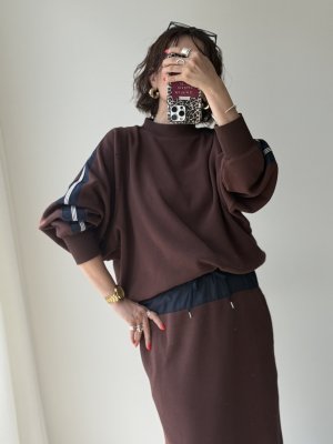 画像3: ●期間限定/ご予約10倍ポイント●【7/11 LIVEアイテム】ラインデザインストレッチ裏起毛プルオーバー（予約/10-11）