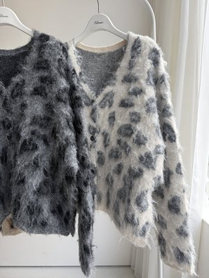 画像11: ●あの！大人気レオパカーデが新しくなって再登場！！期間限定/ご予約10倍ポイント●【7/11 LIVEアイテム】前後2WAY肉厚シャギーレオパカーデ（予約/10-11）