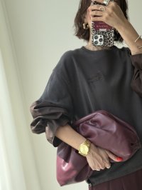 ●期間限定/ご予約10倍ポイント●【7/11 LIVEアイテム】お袖切替パフスリーブスエット（予約/9-10）