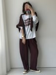 画像13: ●期間限定/ご予約10倍ポイント●【7/11 LIVEアイテム】ふんわり裏起毛SLOWDAYロゴスエット（予約/9-10） (13)