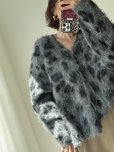 画像1: ●あの！大人気レオパカーデが新しくなって再登場！！期間限定/ご予約10倍ポイント●【7/11 LIVEアイテム】前後2WAY肉厚シャギーレオパカーデ（予約/10-11） (1)