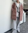 画像3:  期間限定/ご予約10倍ポイント   【7/17 LIVE●CYAN TOKYO】ラウンドヘムフラノショートフーディ（予約/10-11月） (3)