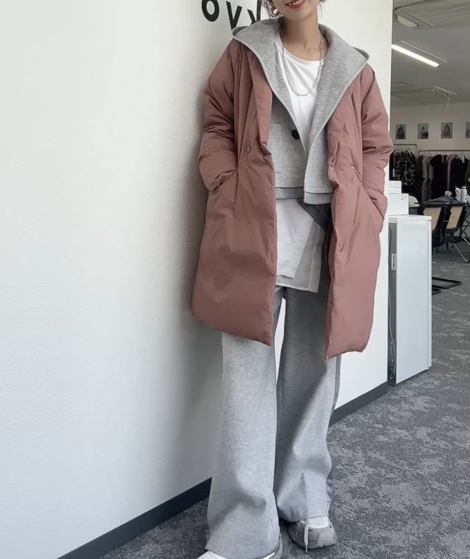 画像3:  期間限定/ご予約10倍ポイント   【7/17 LIVE●CYAN TOKYO】ラウンドヘムフラノショートフーディ（予約/10-11月） (3)