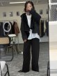 画像5:  期間限定/ご予約10倍ポイント   【7/17 LIVE●CYAN TOKYO】ラウンドヘムフラノショートフーディ（予約/10-11月） (5)