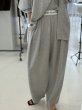 画像2:  期間限定/ご予約10倍ポイント   【7/23 LIVE●MargauxVintage】ロゴウエストタックパンツ（予約/9-10月） (2)