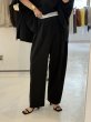 画像4:  期間限定/ご予約10倍ポイント   【7/23 LIVE●MargauxVintage】ロゴウエストタックパンツ（予約/9-10月） (4)