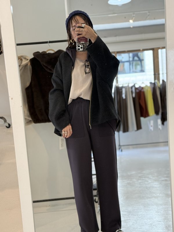 画像3:  期間限定/ご予約10倍ポイント   【7/23 LIVE●MargauxVintage】ダンボールニットベイカーパンツ（予約/9-10月） (3)