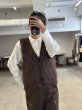 画像1:  期間限定/ご予約10倍ポイント   8/6（木）朝10時締切    【7/24  LIVE●LE MELANGE】シャギーニットベスト（予約/10-11月） (1)