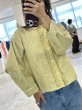 画像2:  期間限定/ご予約10倍ポイント    8/6（木）朝10時締切    【7/24  LIVE●LE MELANGE】コットンリネンカットワークシャツ（予約/12-1月） (2)