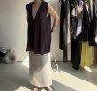 画像2:  ●SALE●  【7/27ご紹介アイテム】さらさら小豆ジレ (2)