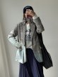 画像7:  期間限定/ご予約5倍ポイント   生産枠限り   ●デニムドッキングチェックジャケット（予約/10月） (7)
