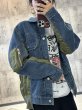 画像6:  期間限定/ご予約   生産枠限り    【8/19展示会LIVE】MA-1ドッキングデニムジャケット（予約/9-10月） (6)