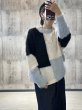 画像7:  期間限定/ご予約5倍ポイント   生産枠限り    【8/19展示会LIVE】異素材ブロックデザインニット（予約/10月） (7)