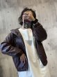 画像5:  期間限定/ご予約   生産枠限り    【8/19展示会LIVE】フェイクレザーフードブルゾン（予約/9-10月） (5)