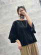 画像2:  メーカー在庫限り   メーカー確認後確保/お取り寄せ    【8/25 LIVE】ベロアフリルトップス（メーカー確認後取り寄せ/9月） (2)