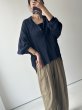 画像4:  【8/28晩夏〜秋アイテム/コーデLIVE】  高島縮バンドカラーオーバーシャツ（セットアップ可能） (4)