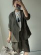 画像5:  【8/28晩夏〜秋アイテム/コーデLIVE】  リネンミックスジャケット（セットアップ可能） (5)