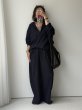 画像8:  【8/28晩夏〜秋アイテム/コーデLIVE】  高島縮バンドカラーオーバーシャツ（セットアップ可能） (8)