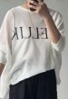 画像1:  【8/28晩夏〜秋アイテム/コーデLIVE】  シアーロゴプルオーバー (1)