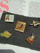 画像22:  送料無料    全て1点もの   ピンバッジSET (22)