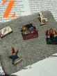 画像29:  送料無料    全て1点もの   ピンバッジSET (29)