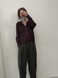 画像2:  数量限定  【9/10 LIVEアイテム】ワッフルボルドーヘンリー (2)