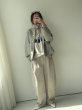 画像3:  数量限定  【9/21ご紹介アイテム】ツイードライクノーカラージャケット (3)