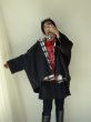 画像10:  ご予約5倍ポイント  【9/26 movie】ウールライクダウン入りポンチョコート（メーカー確認後確保／予約11月） (10)