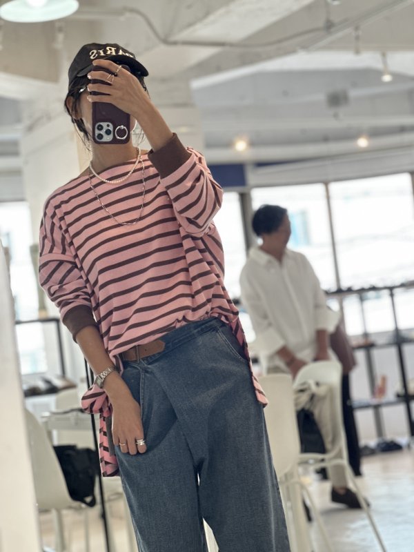 画像10:  推しアイテム   ご予約ポイント10倍   【10/21 LIVE / Margaux Viintage】バックデザインボーダープルオーバー（予約/2） (10)