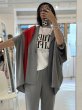画像5:  ロゴウエストパンツと同生地シリーズ   ご予約ポイント5倍   【10/21 LIVE / Margaux Viintage】ビッグシルエットジレ（予約/1-2） (5)
