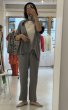 画像9:  ロゴウエストパンツと同生地シリーズ   ご予約ポイント10倍   【10/21 LIVE / Margaux Viintage】スタンドカラーブラウス（予約/2-3） (9)