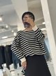 画像6:  推しアイテム   ご予約ポイント10倍   【10/21 LIVE / Margaux Viintage】バックデザインボーダープルオーバー（予約/2） (6)