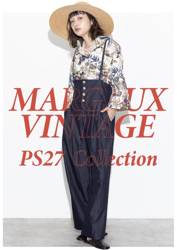 画像2:  期間限定   ご予約ポイント10倍   【10/21 LIVE / Margaux Viintage】ボタニカル柄ブラウス（予約/2） (2)