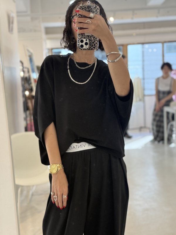 画像2:  おすすめ万能トップス   ご予約ポイント10倍   【10/21 LIVE / Margaux Viintage】コクーンシルエットCT（予約/2-3） (2)