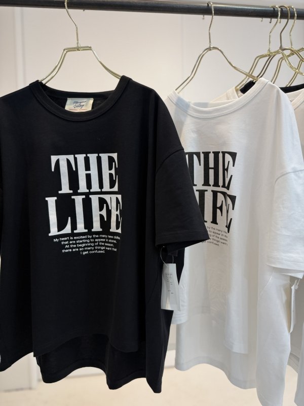 画像3:  おすすめロゴT   ご予約ポイント10倍   【10/21 LIVE / Margaux Viintage】THE LIFE TEE（予約/3-4） (3)
