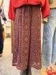 画像13:  ヴィンテージレースのような素敵な雰囲気◎   ご予約ポイント10倍   【10/23 LIVE / LE MELANGE】ヴィンテージライクレーススカート（予約/3） (13)