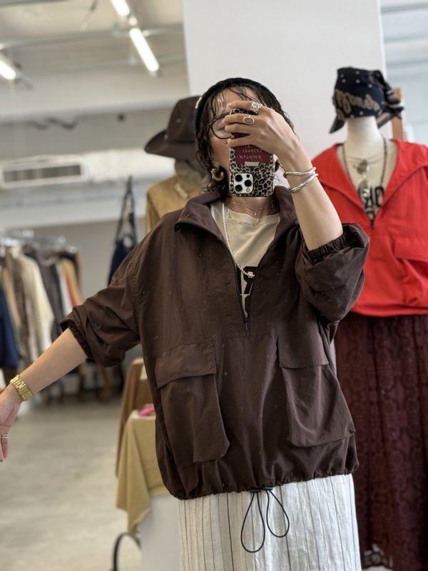 画像9:  UVカット、撥水、接触冷感   ご予約ポイント10倍   【10/23 LIVE / LE MELANGE】アノラック（予約/2-3） (9)