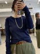 画像1:  使える大人T   ご予約ポイント10倍   【10/23 LIVE / LE MELANGE】細リブクルーネックトップス（予約/2） (1)