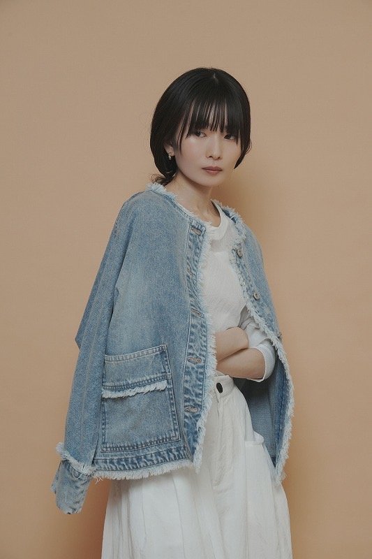 画像2:  おすすめセットアップ   ご予約ポイント10倍   【10/27 LIVE / CYAN TOKYO】ソフトデニムドルマンブルゾン（予約/2-3） (2)
