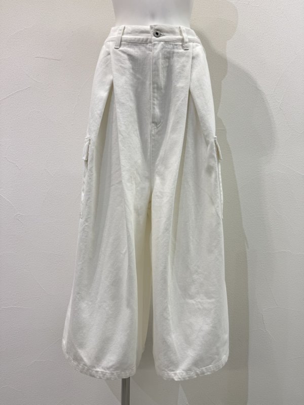 画像4:  今回展イチオシアイテム   ご予約ポイント10倍   【10/27 LIVE / CYAN TOKYO】デニムバギーガウチョ（予約/2-3） (4)