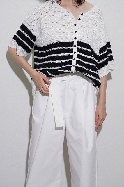 ●CYAN TOKYO●期間限定●ご予約5倍ポイント対象●【10/17 LIVEご紹介アイテム】オーバーベルトツイルワイド（予約/2-3）